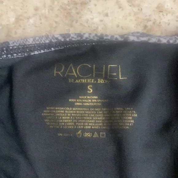 Rachel Roy Standard Ruched Halter One Piece Size Small - Picture 7 of 7
